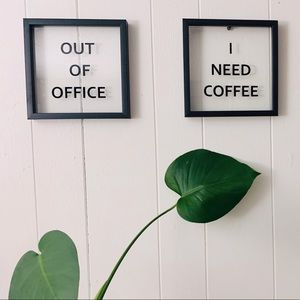 Clear acrylic floating frame